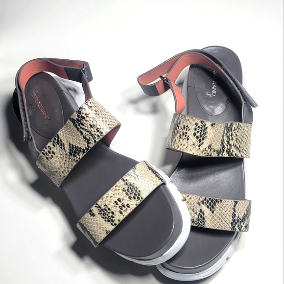 Cole Haan Zero Grand Sandals Size 9.5B Reptile Snake Pattern - Picture 7 of 10